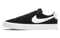 Nike Blazer SB GT 'Черный Gum' Винтаж Низкие Кроссовки для Скейтбординга Унисекс Черный Белый