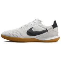 Nike Streetgato Искусственный Шипы Противоскользящие Устойчивые к Износу Футбольные бутсы Унисекс Белый Серый