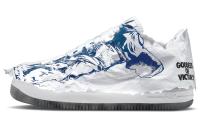Nike Air Force 1 Shadow 'Богиня Победы' Низкие Кроссовки для Скейтбординга Женские Белые Синие