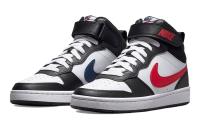 Nike Court Borough MID 2 Синтетическая кожа устойчивая к истиранию баланс поддержка верх детские для скейтбординга