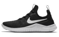 Nike Free TR Нескользящие Легкие Низкие Кроссовки для Тренировок Женские Черно-Белые