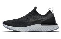 Nike Epic React Flyknit 1 Противоскользящие Низкие Кроссовки для Беговых Занятий Детские Черные Подростковые