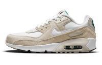 Nike Air Max 90 Low Топ Повседневные Беговые Кроссовки Женские Парусный Белый