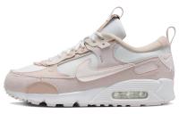 Nike Air Max 90 Дышащие Низкие Кроссовки для Бега Повседневные Женские Розовые Белые