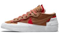 Sacai X Nike Blazer 'British Brown' Синтетическая кожа искусственная кожа удобный
