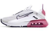 Nike Air Max 2090 Винтаж Низкие Кроссовки с воздушной подушкой для бега Повседневные Женские Белые Розовые