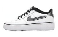 Nike Air FORCE 1 LV8 Устойчивые к истиранию Низкие детские скейтбординговые кеды Белый Черный