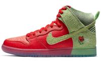 Nike Dunk SB Pro QS 'Клубничный Cough' Высокие Кроссовки для скейтбординга Унисекс Красный Зеленый