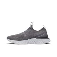 Nike Epic React Flyknit Ткань Нескользящие Легкие Низкие Повседневные Беговые Кроссовки Женские Серые