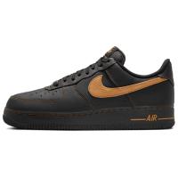 Nike Air Force 1 Кожа Противоскользящие Устойчивые к истиранию Низкие Кроссовки для скейтбординга Мужские Черные