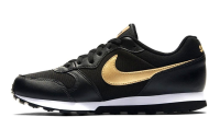 Nike MD Runner 2 Кожа Противоскользящие Устойчивые к истиранию Низкие Повседневные Беговые Кроссовки Женские