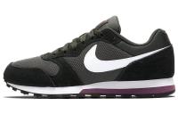Nike MD Runner 2 Удобные Низкие Повседневные Беговые Кроссовки Женские Черные