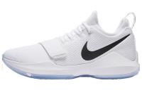 Nike PG 1 Белый лед противоскользящий устойчивый к истиранию легкий противоскользящий устойчивый к истиранию легкий