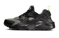 Nike Huarache Run Anti KICK и устойчивые к истиранию низкие детские беговые кроссовки черного цвета унисекс