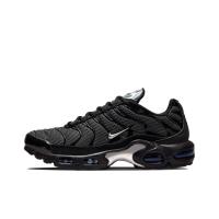 Nike Air Max Plus Vintage Ткань Низкие Повседневные Беговые Кроссовки Женские Черные