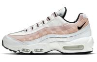 Nike Air Max 95 Текстиль Искусственная кожа Амортизация Дышащий Низкий верх Беговые кроссовки Женские Светло-розовый