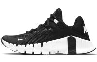 Nike Metcon 4 Универсальная низкая тренировка Кроссовки Женские Черный Белый