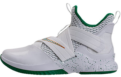 Nike Zoom Soldier 12 High Топ Баскетбольные Кроссовки для Игры Белый Зеленый