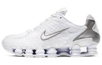 Nike Shox TL Series Текстиль Синтетическая кожа противоскользящий низкий топ повседневная обувь унисекс чисто белый