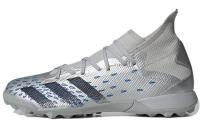 Adidas Predator Freak .3 TF Шипы Амортизация Баланс Футбольные бутсы Унисекс Серый Черный