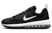 Nike Air Max Genome Винтаж Текстиль Синтетическая Кожа Низкие Повседневные Беговые Кроссовки Мужские Черно-Белые