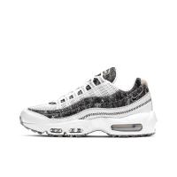 Nike Air Max 95 Амортизация Устойчивость к истиранию Покрытие Поддержка Низкие Кроссовки для бега Женские Белый Серый