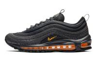 Nike Air Max 97 'Off Noir' Амортизация Низкие Кроссовки для Беговых Занятий Детские Черные Оранжевые Подростковые
