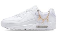 Nike Air Max 90 Low Топ Повседневные беговые кроссовки Женские Белые