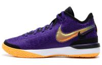 Nike LeBron NXXT Gen Low Топ Баскетбольные кроссовки Мужские Фиолетовые Золотые