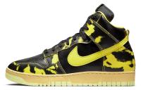Nike Dunk High 1985 SP 'Yel ACID Wash' Кожа Покрытие Противоскользящий Устойчивый к Износу Легкий Высокий Топ