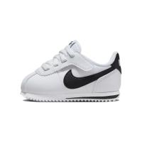 Nike Cortez EasyOn Удобная и Легкая Устойчивая к Износу Низкая Обувь для Малышей Белая Черная для Младенцев и Малышей