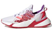 Adidas X9000l4 Ткань Амортизация Противоскользящие Дышащие Низкие Повседневные Беговые Кроссовки Женские Белые Красные
