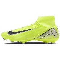 Nike Mercurial Superfly 10 FG Твердый Грунт Противоскользящие Устойчивые к Износу Футбольные Бутсы Мужские Зеленые