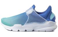 Nike Sock Dart Амортизация и Дышащий Низкий Топ Kids Lifestyle Shoes Градиент Синий Подростки