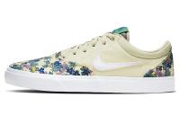 Nike SB Charge CNVS PRM Комфортная Обувь для Скейтбординга Низкие Кроссовки Мужские Бежевые Желтые