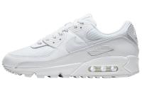 Nike Air Max 90 Износостойкие Дышащие Низкие Повседневные Беговые Кроссовки Женские Белые