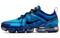 Nike VaporMax 2019 Спортивная амортизация Низкие кроссовки для бега Мужские Синие Звездное небо