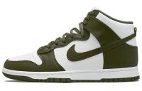 Nike Dunk High Ретро 'Cargo Хаки' Удобные Высокие Кроссовки для скейтбординга Мужские Армейский зеленый