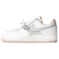 Nike Air Force 1 Slip-Resistant Abrasion-Resistant Low-Top Скейтборд Кроссовки Женские Бежево-Розовые