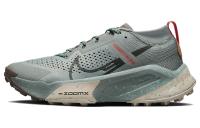 Nike ZoomX Zegama Trail Комфортные Низкие Беговые Кроссовки Женские Асфальт Серый