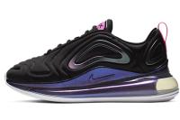 Nike Air Max 720 Комфортные Низкие Повседневные Кроссовки Женские Черные Розовые