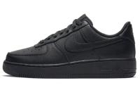 Nike Air Force 1 Low Топ Скейтборд Кроссовки Женские Чисто Черный
