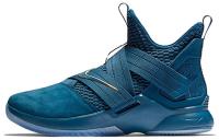 Nike Zoom Soldier 12 LeBron Soldier 12 Круглый носок Амортизация Поддержка MID Баскетбольные кроссовки для игры Мужской