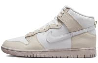 Nike Dunk High EMB Соль Озеро Городской Удобный Высокие Кроссовки для скейтбординга Мужские Белые