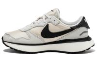 Nike Phoenix Waffle Нейлон Низкие Повседневные Кроссовки Женские Серый Розовый