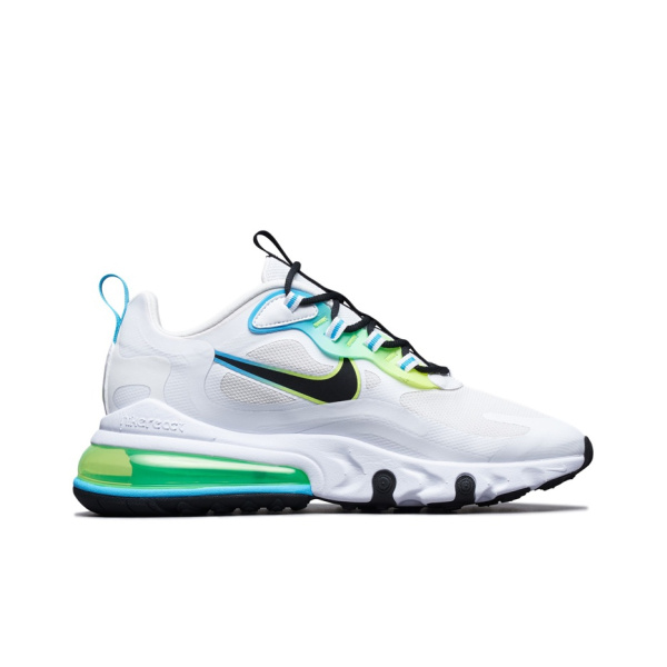 Nike Air Max 270 Low Топ Амортизирующие Беговые Кроссовки Мужские Белый Синий Зеленый