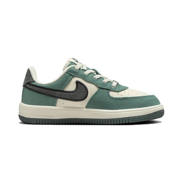 Nike Air Force 1 Slip Resistant Abrasion Resistant Низкий Топ Детские Скейтбординги Зеленый Коричневый Детский
