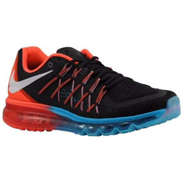 Nike Air Max 2015 Амортизация Износостойкие Низкие Кроссовки для Бега Мужские Черные Красные