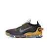 Nike VaporMax Flyknit Ткань Низкий Топ Воздушная Подушка Повседневные Беговые Кроссовки Мужские Серый Желтый
