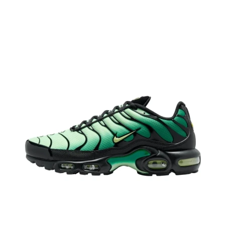 Nike Air Max Plus Амортизация Низкий Верх Повседневная Обувь Унисекс Зеленый Черный